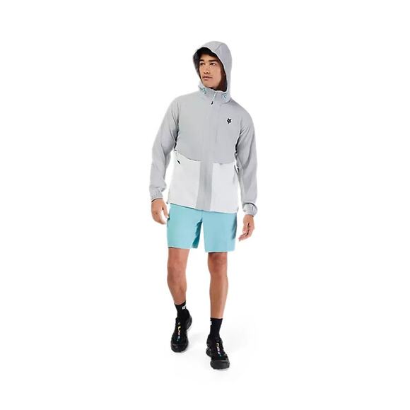 New Fox Racing Mens Survivalist Windbreaker Jacket Steel Gray #32616-172-Medium - Picture 3 of 8